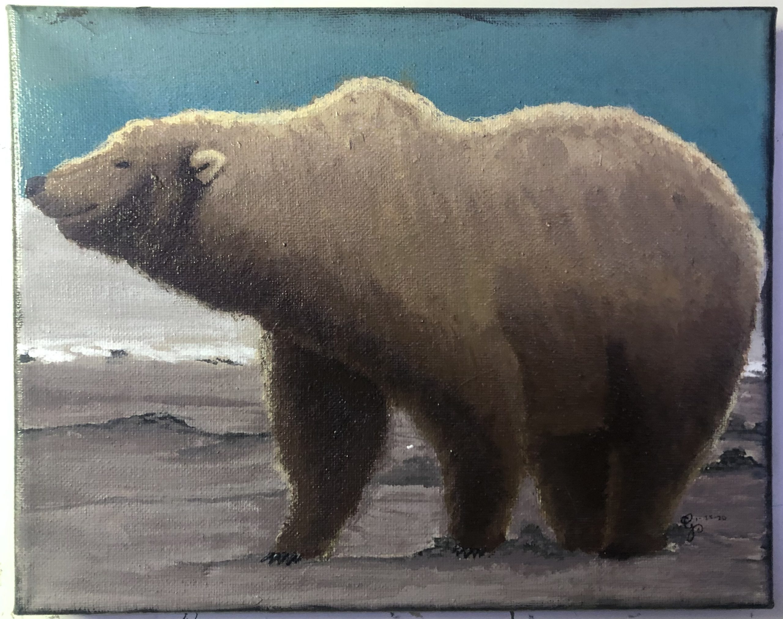 Brown Bear Painting